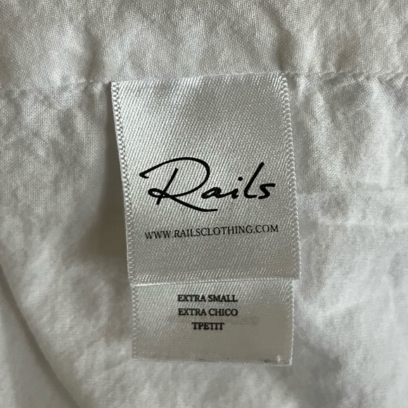 RAILS | Blue Coastal Vacation Amaya Midi Tier Dress in Cascade Tie Dye | Size XS - Picture 11 of 13